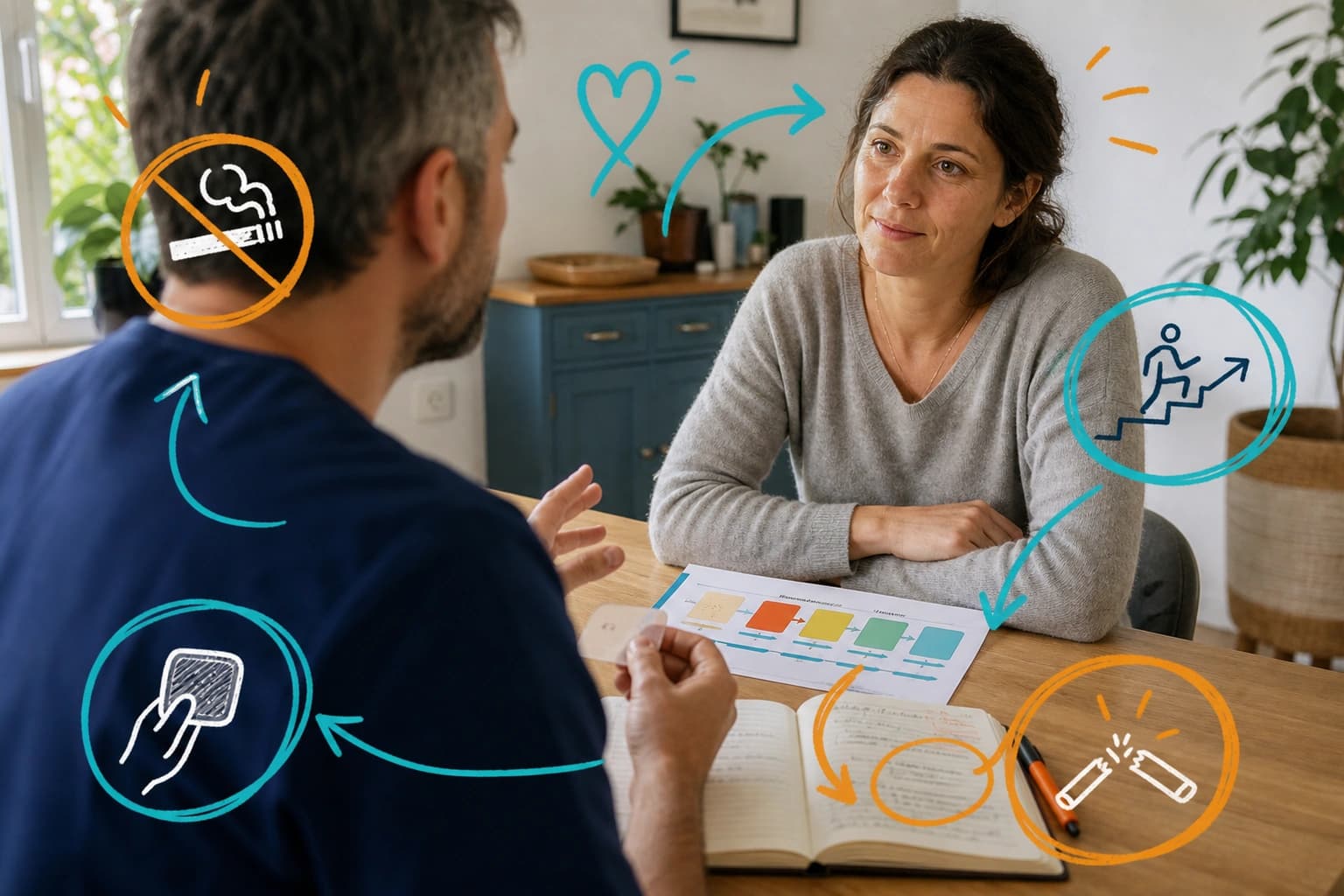 Accompagnement au sevrage tabagique du patient adulte par l'infirmier