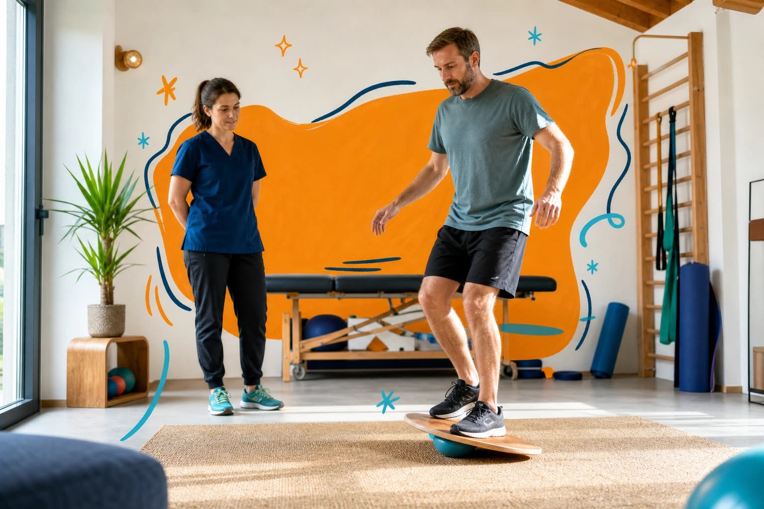 Autonomisation du patient à la rééducation des entorses de cheville
